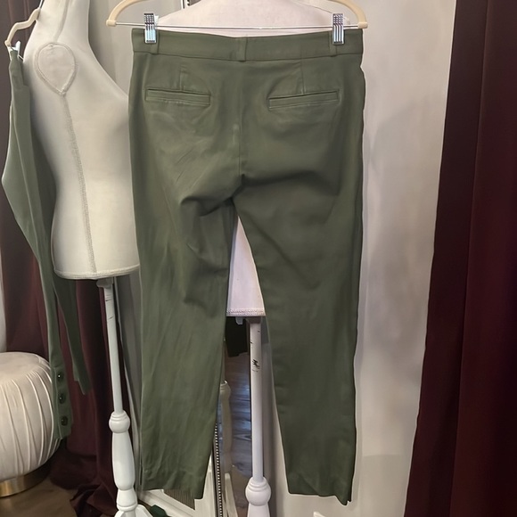 Banana Republic Khaki Green Sloan Pant Size 4 - Picture 6 of 9
